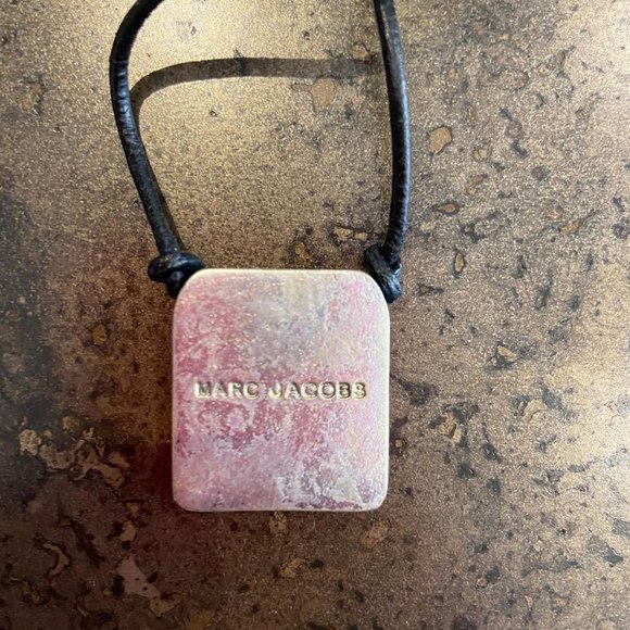 Marc by Marc Jacobs Pendant Necklace on Black Rope - Picture 2 of 3